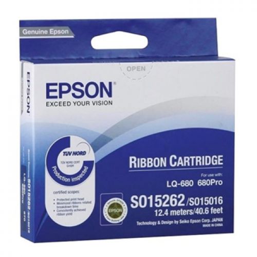 Epson LQ-670/680/860/1060/2500/2550 DLQ-2000 Fita Nylon Preto (S015016) , Epson , EPSC13S015262 , 10343601345